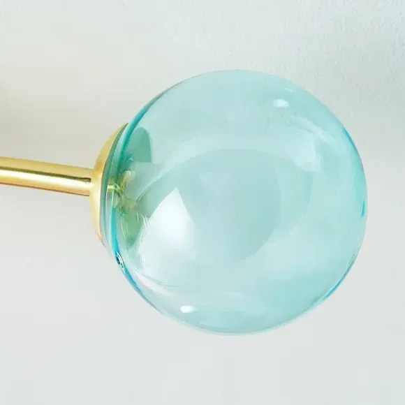 3-Light Flush Ceiling Light - Gold, Metal