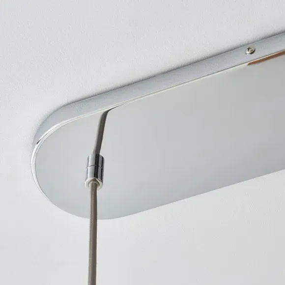 3-Light Pendant Ceiling Light - Clear, Glass