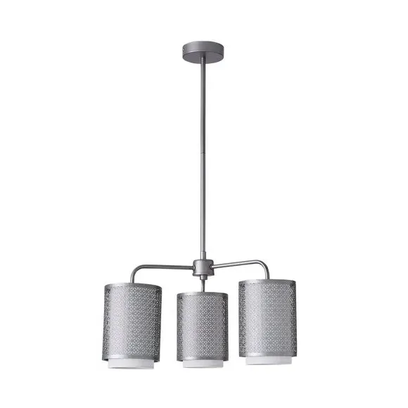 3-Light Semi Flush Ceiling Light - Champagne