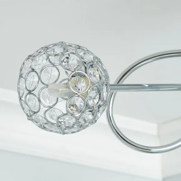 3-Light Semi Flush Ceiling Light - Chrome
