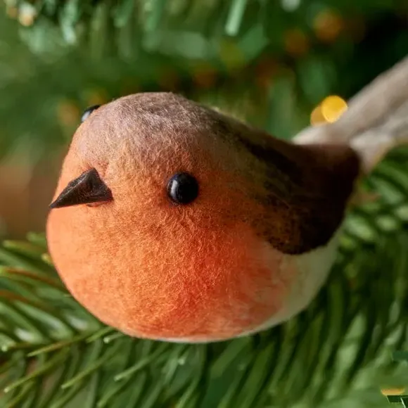 3-Pack Robin Decorations - Natural