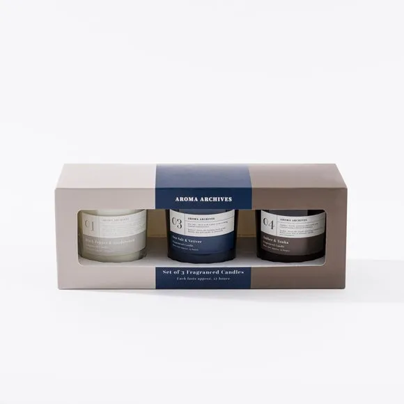 3-Piece Candle Gift Set - Multi-Scent