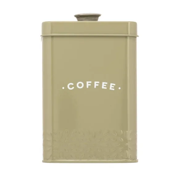 3-Piece Canister Set with Labels - Light Moss
