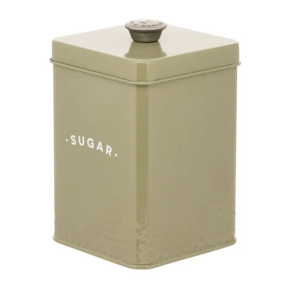 3-Piece Canister Set with Labels - Light Moss