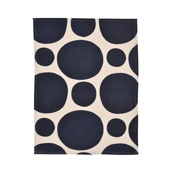 3-Piece Tea Towel Set - Navy, Polycotton