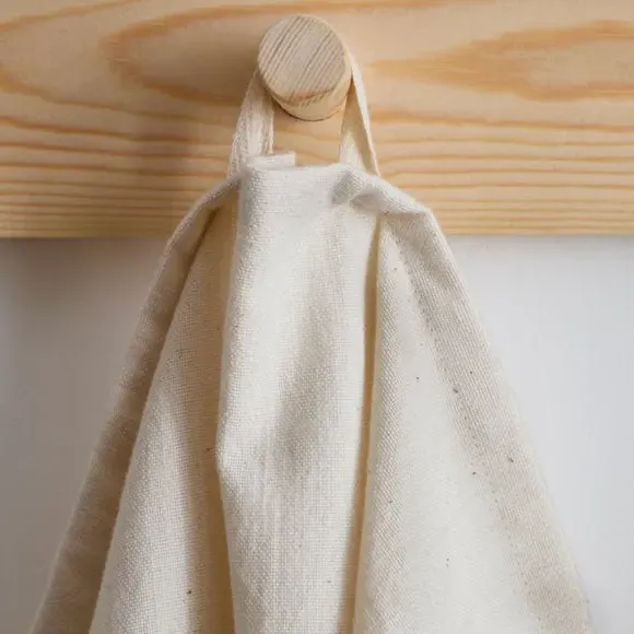 3-Piece Tea Towel Set Striped - Natural Cotton