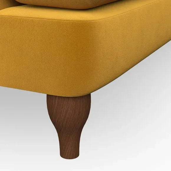 3-Seater Chesterfield Sofa - Amber Gold, Velvet