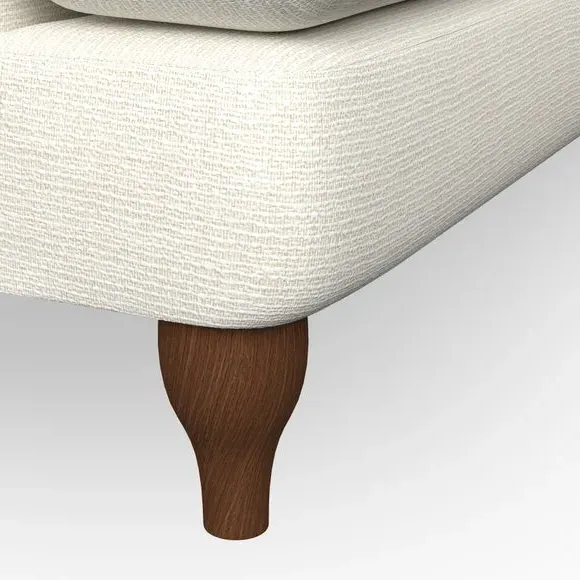 3-Seater Chesterfield Sofa - Ivory