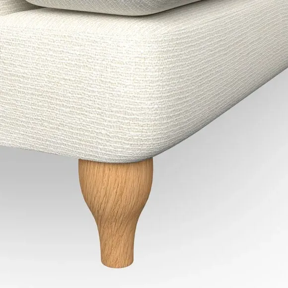 3-Seater Chesterfield Sofa - Ivory