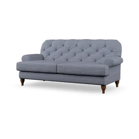 3-Seater Chesterfield Sofa - Navy