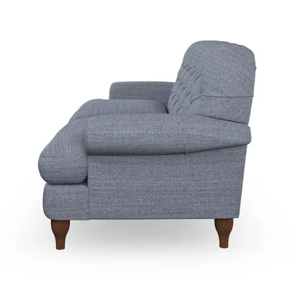 3-Seater Chesterfield Sofa - Navy