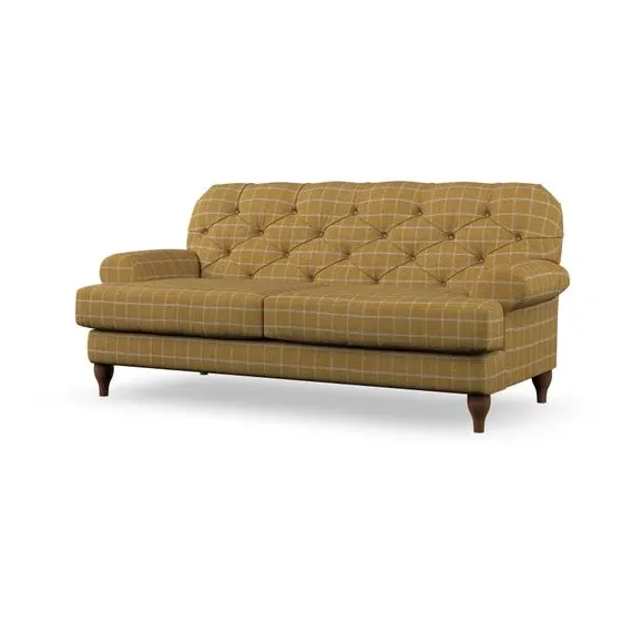 3-Seater Chesterfield Sofa - Ochre