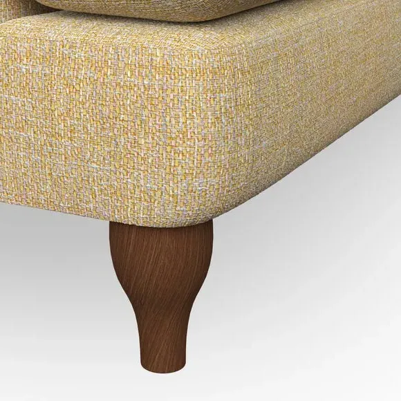 3-Seater Chesterfield Sofa - Ochre, Chenille