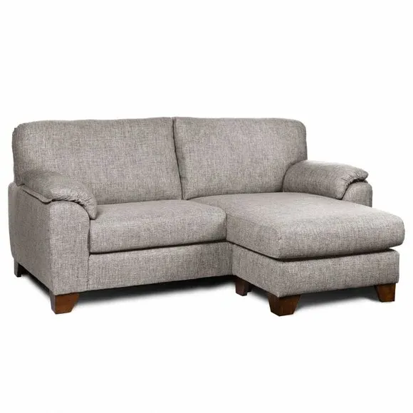 3-Seater Corner Sofa Reversible - Natural, Fabric