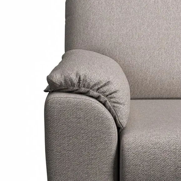3-Seater Corner Sofa Reversible - Natural, Fabric