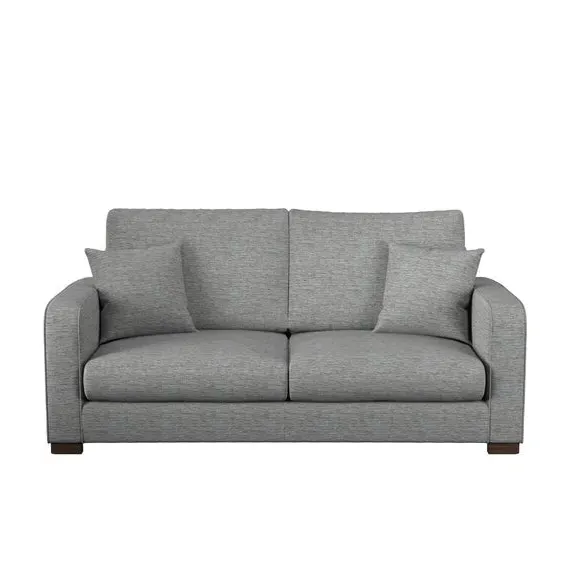 3-Seater Deep Sit Sofa - Grey, Vivalife Fabric
