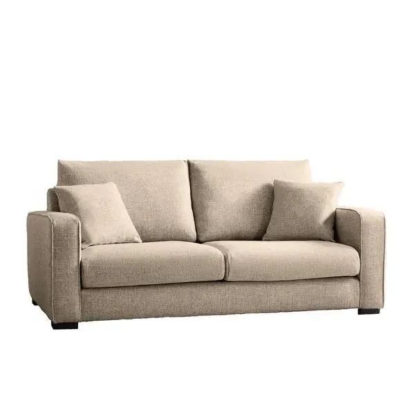 3-Seater Deep Sit Sofa - Natural, Multi Weave