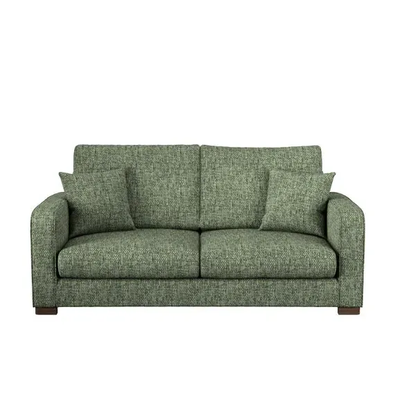 3-Seater Deep Sit Sofa - Vine, Chunky Chenille