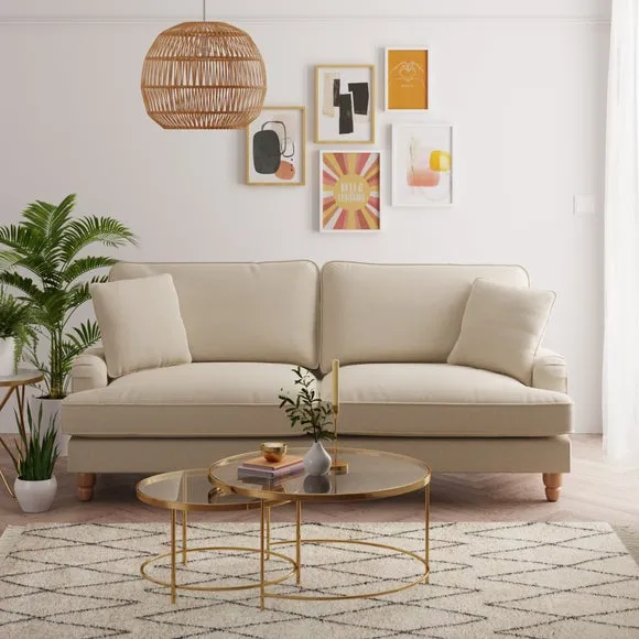 3-Seater Double Sofa Bed - Luna, Fabric