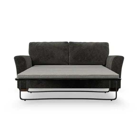 3-Seater Sofa Bed with Storage - Charcoal