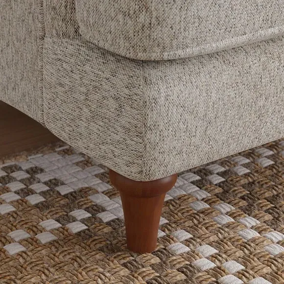 3-Seater Sofa Bed with Storage - Natural, Chenille