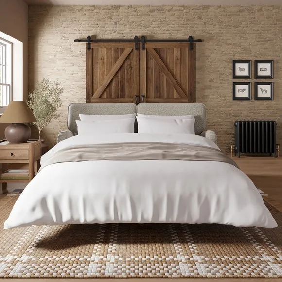 3-Seater Sofa Bed with Storage - Natural, Chenille