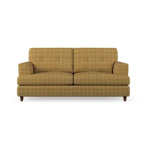 3-Seater Sofa Bed with Storage - Ochre