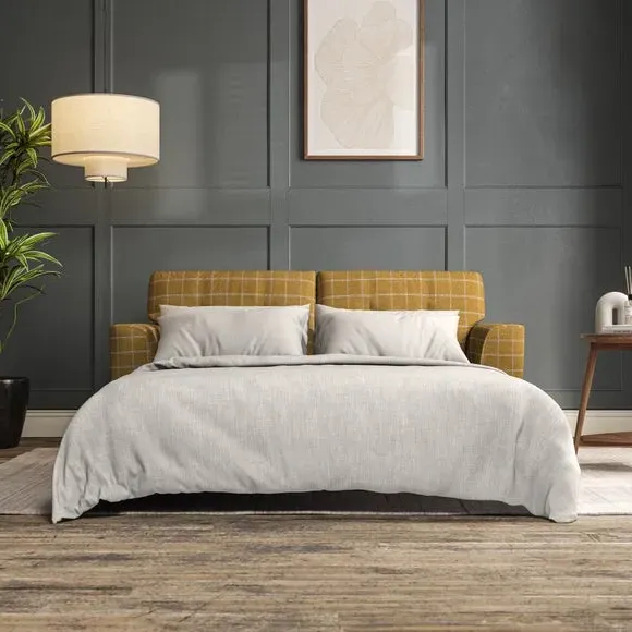 3-Seater Sofa Bed with Storage - Ochre