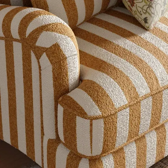 3-Seater Sofa Bed with Storage - Ochre, Boucle