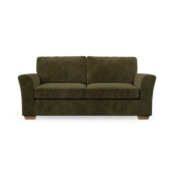 3-Seater Sofa Bed with Storage - Olive