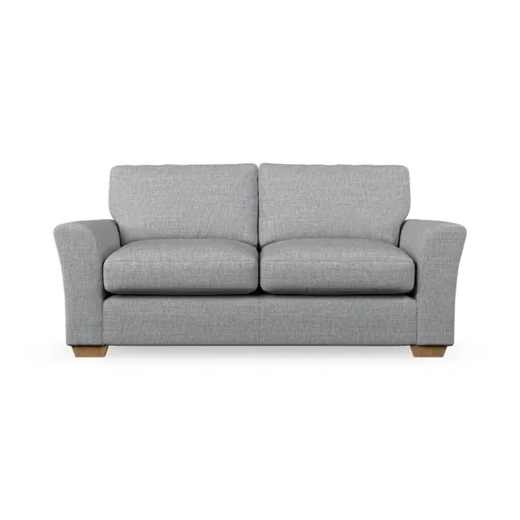 3-Seater Sofa Bed with Storage - Silver