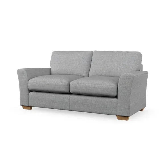 3-Seater Sofa Bed with Storage - Silver