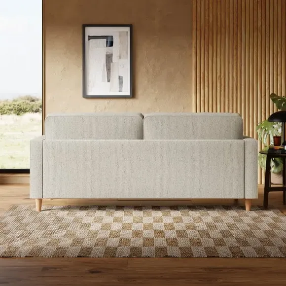 3-Seater Sofa - Ivory, Boucle