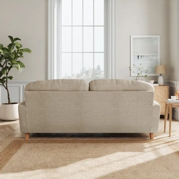 3-Seater Sofa - Mole, Faux Linen
