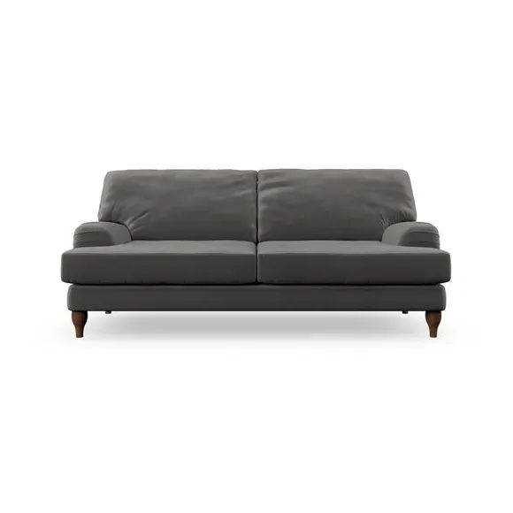 3-Seater Sofa with Bandaged Arms - Charcoal