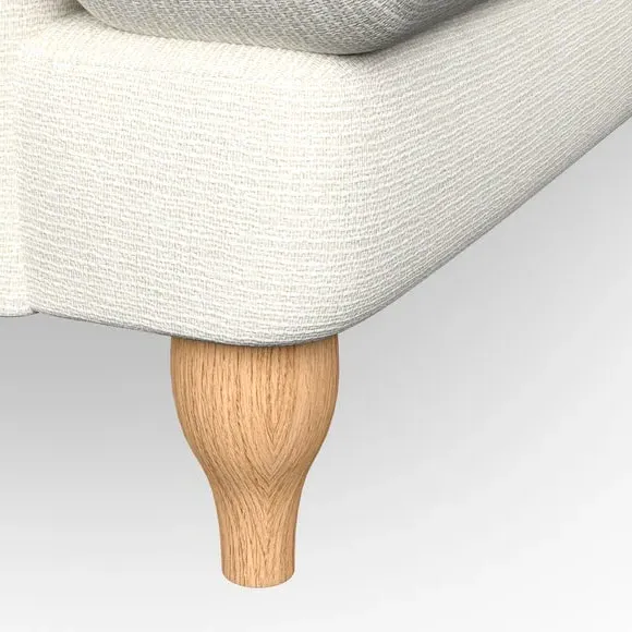 3-Seater Sofa with Bandaged Arms - Ivory
