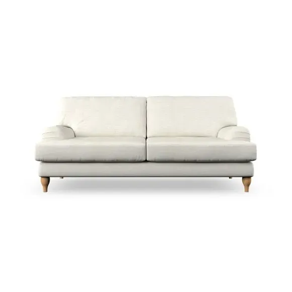 3-Seater Sofa with Bandaged Arms - Ivory