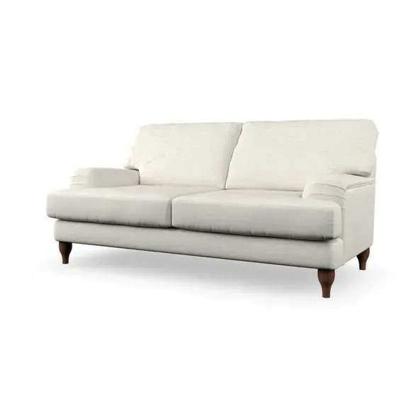 3-Seater Sofa with Bandaged Arms - Ivory, Weave