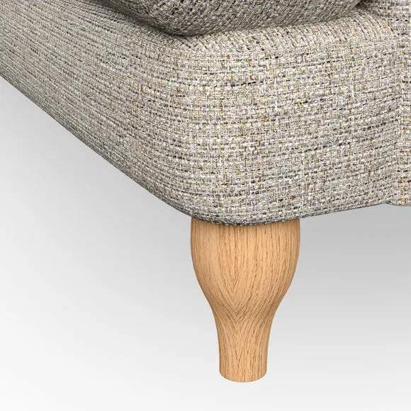 3-Seater Sofa with Bandaged Arms - Natural