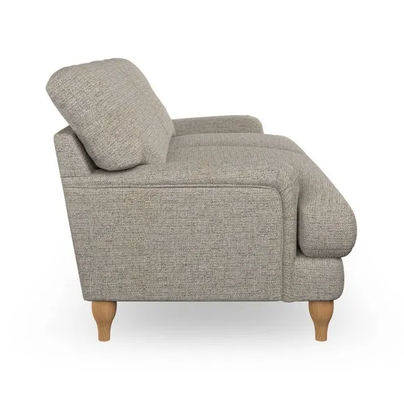 3-Seater Sofa with Bandaged Arms - Natural