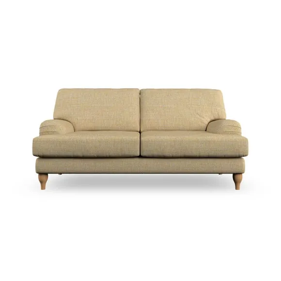 3-Seater Sofa with Bandaged Arms - Ochre, Weave