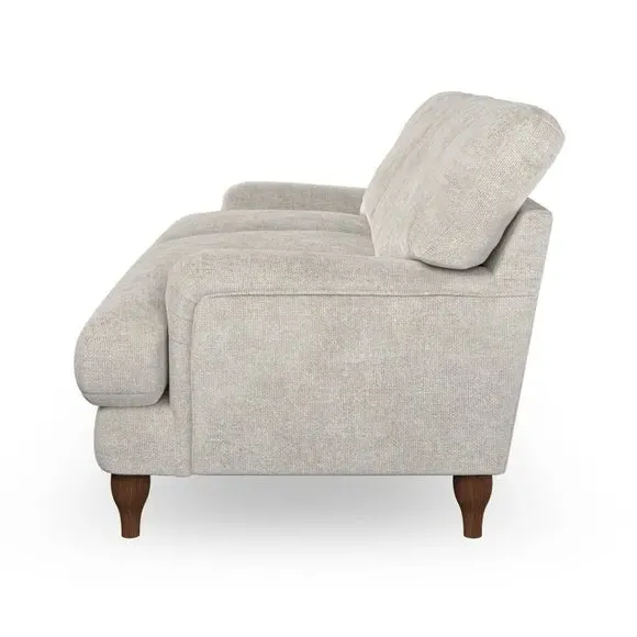 3-Seater Sofa with Bandaged Arms - White Sand