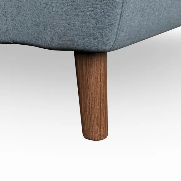 3-Seater Sofa with Button Details - Aqua
