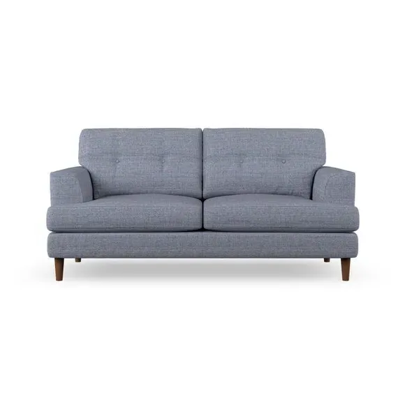 3-Seater Sofa with Button Details - Navy