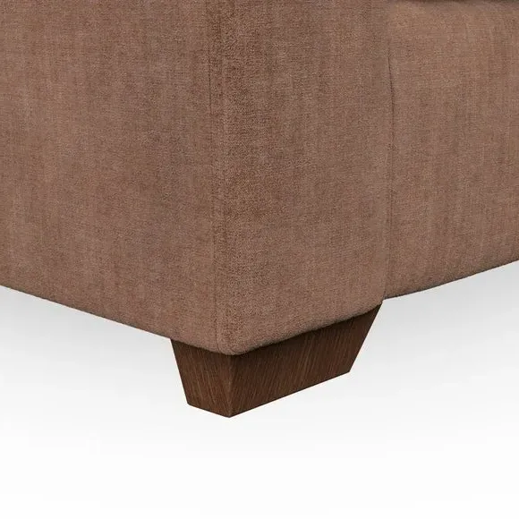 3-Seater Sofa with Flared Arms - Clay, Chenille