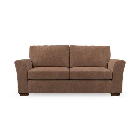 3-Seater Sofa with Flared Arms - Clay, Chenille