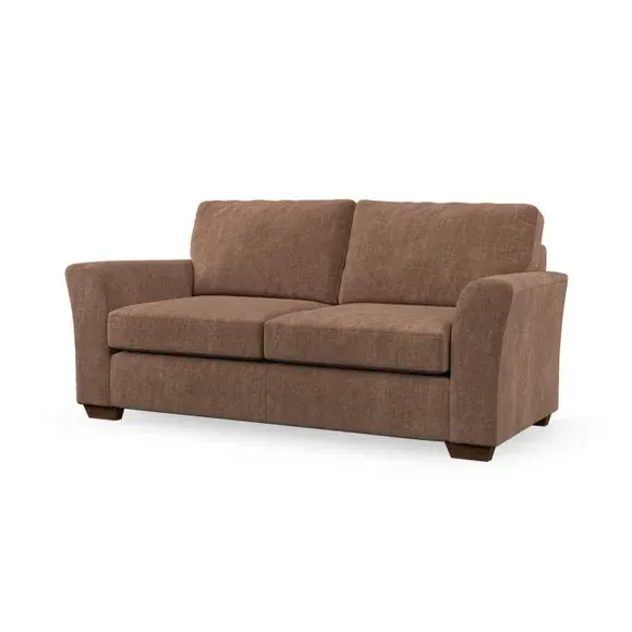 3-Seater Sofa with Flared Arms - Clay, Chenille