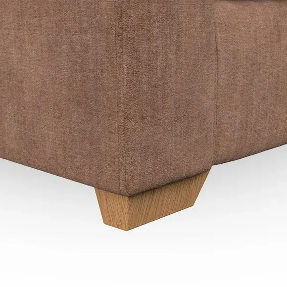 3-Seater Sofa with Flared Arms - Clay, Chenille