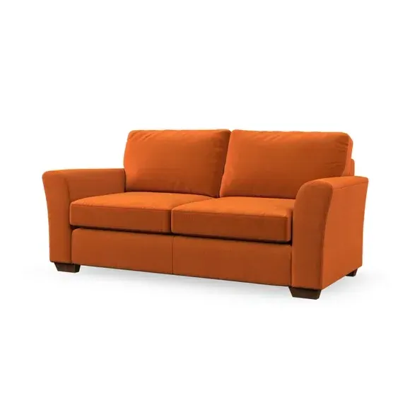 3-Seater Sofa with Flared Arms - Ginger, Velvet