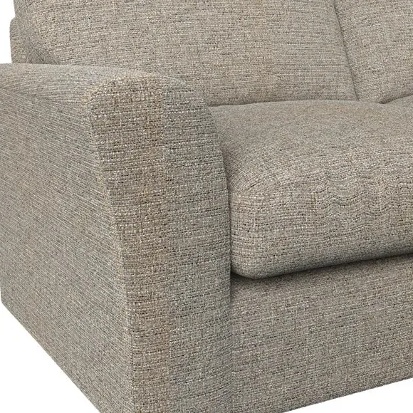 3-Seater Sofa with Flared Arms - Natural